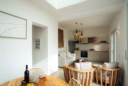 Το εσωτερικό της κατοικίας Διψέλι