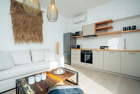 Κουζίνα και καθιστικό