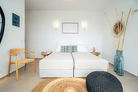 Υπνοδωμάτιο με διπλό κρεβάτι στο Κυψέλη