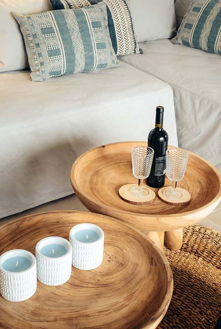 Ευρύχωρο καθιστικό στην κατοικία Κυψέλη